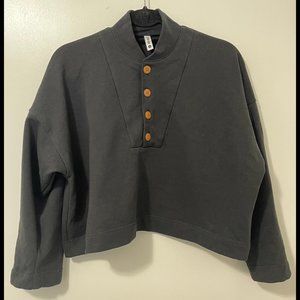 Ilana Kohn Mini Ki Pullover in Faded Black sz S